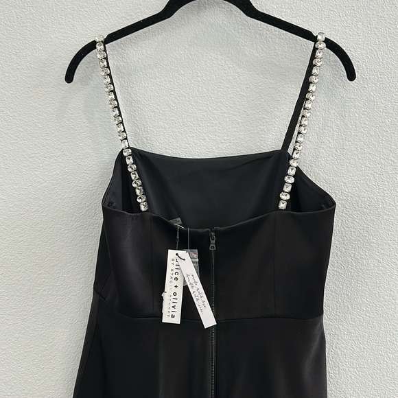 Alice + Olivia Rhinestone Strap Mini Dress - Picture 4 of 11